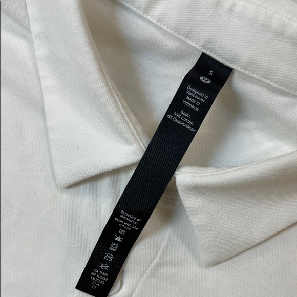 Lululemon Men’s White Button Down Shirt - Commission Long Sleeve Shirt Pocket - Picture 2 of 11